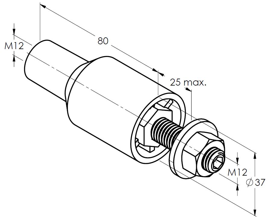 Schrauben - E037AMO-THERM_M12/M12